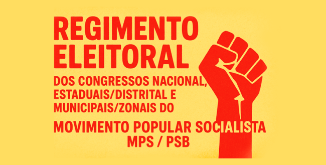 REGIMENTO ELEITORAL do MPS